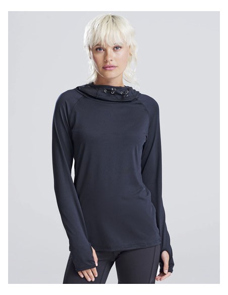 AWD-JC038-Womens Cool Cowl Neck Top 2